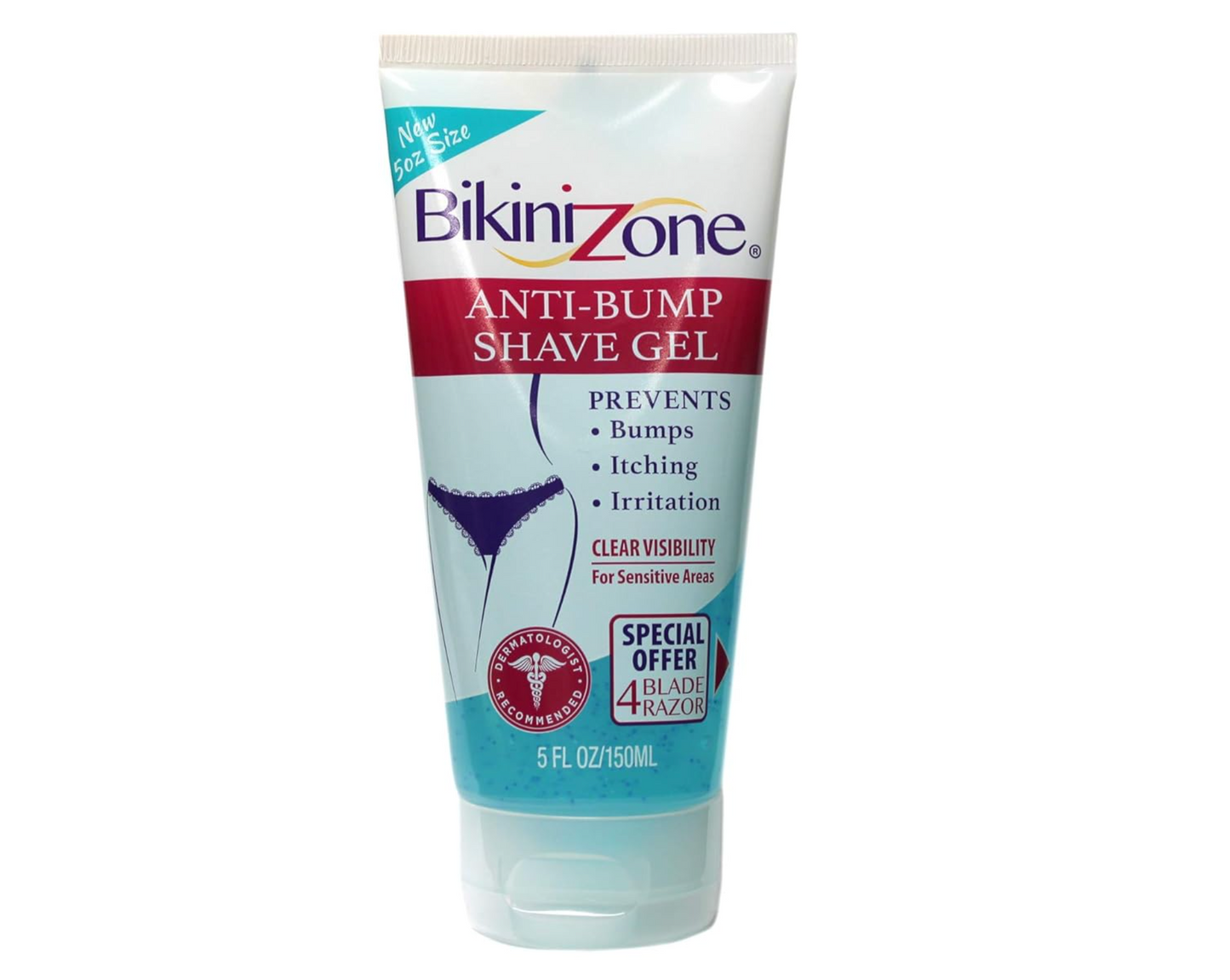 Bikini Zone Shave Gel Anti-Bumps, 4 Ounce
