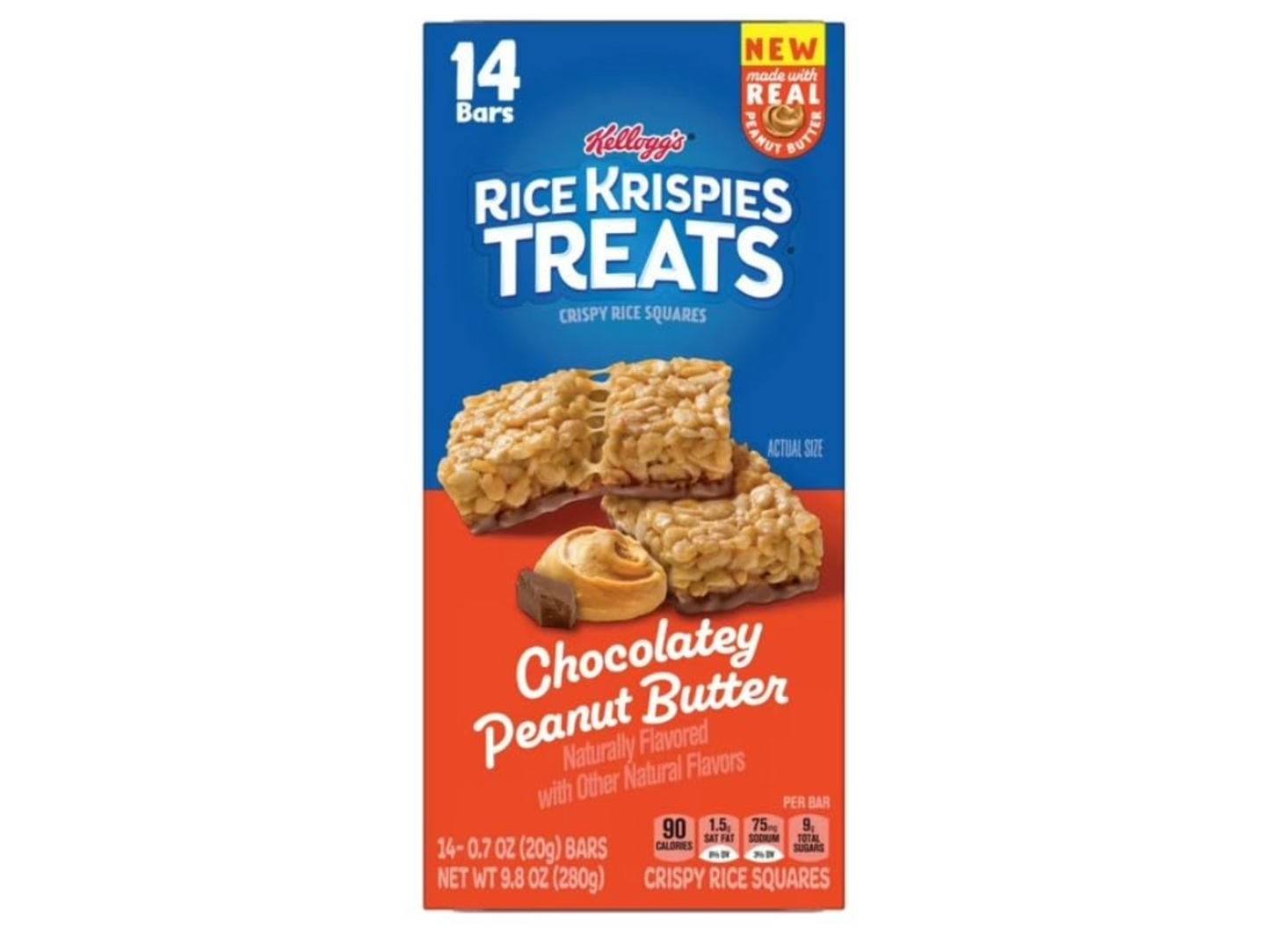 Rice Krispies Treats Chocolately Peanut Butter - 14 Bars