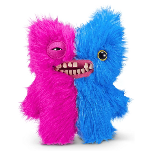 Fuggler ZURU Misfit Monsters 9" (Mr Screech - Pink & Blue)