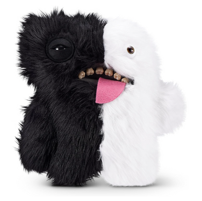 Fuggler Misfit Monsters 23 cm (Wide Eyed & Oogah Boogah - Black & White)
