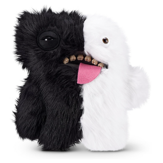 Fuggler Misfit Monsters 23 cm (Wide Eyed & Oogah Boogah - Black & White)