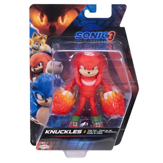 Sonic 3 The Hedgehog The Movie - 5" Knuckles Action Figure