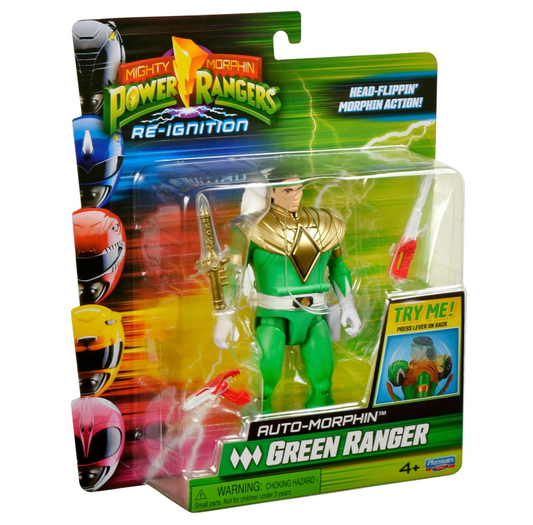 Power Rangers Re-Ignition 6 Inch Action Figure Auto Morphin - Green Ranger
