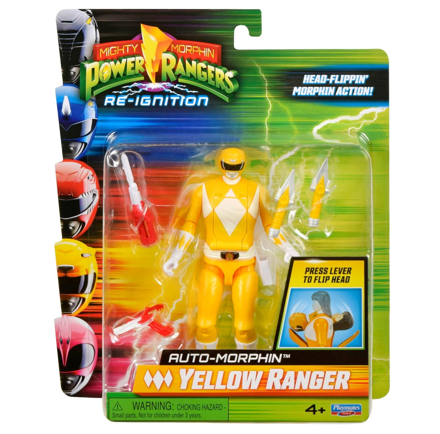 Power Rangers Re-Ignition 6 Inch Action Figure Auto Morphin - Yellow Ranger