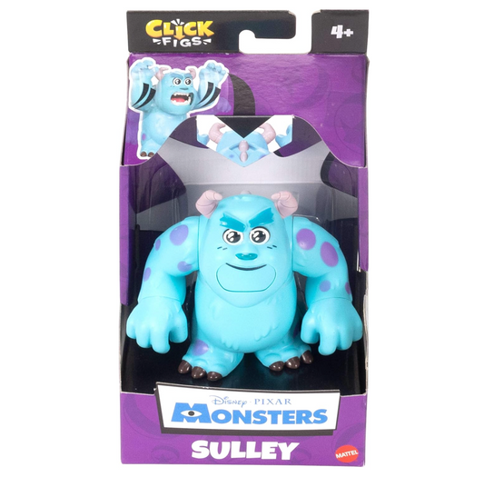 Disney Pixar Sulley Monsters Inc. Click Figs Action Toy