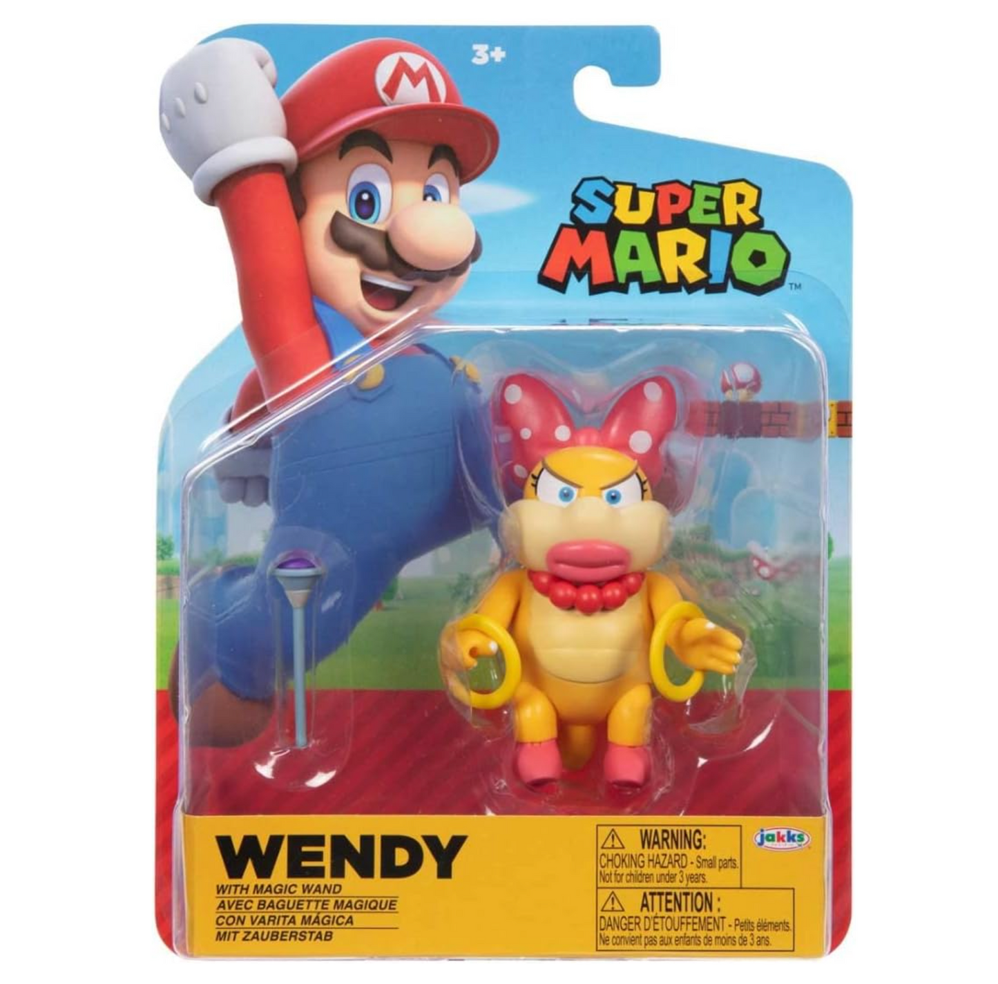 SUPER MARIO World of Nintendo 4 inch Scale Wendy