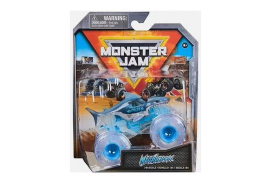 Monster Jam 2024 Official 1:64 Diecast Truck Series 38 Ghost Crew Megalodon