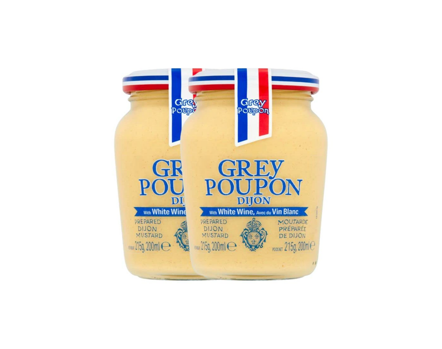 Grey Poupon Dijon Mustard (215g) - Pack of 2