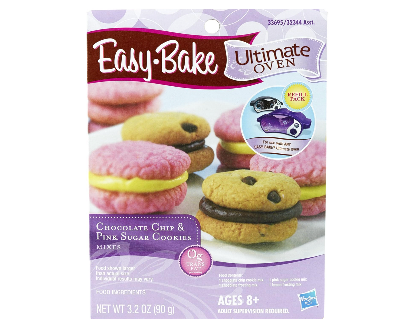Easy Bake Ultimate Oven Chocolate Chip and Pink Sugar Cookies Refill Pack