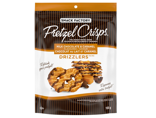 SNACK FACTORY Milk Chocolate & Caramel Pretzel Crisps