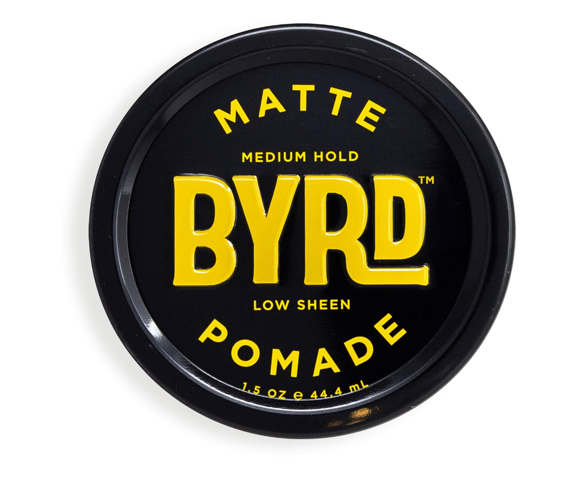 BYRD Matte Pomade – Medium Hold, Matte Finish, 1.5 Oz