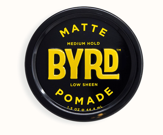 BYRD Matte Pomade – Medium Hold, Matte Finish, 1.5 Oz